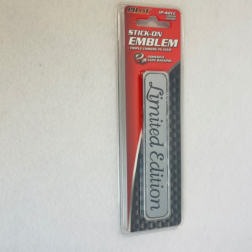 Pilot Stick-On Emblem IP-421C Limited Edition Chrome Automotive Accessory NEW